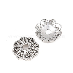 Tibetan Style Alloy Bead Caps&nbsp;PALLOY-A024-04AS-1