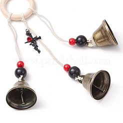Halloween Theme Iron Bell Pendant Decoration&nbsp;HJEW-JM02478