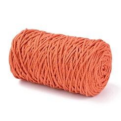 コットン糸  DIYの工芸品について  ギフトラッピングとジュエリー作り  トマト  3mm  約150m /ロール&nbsp;OCOR-F013-09