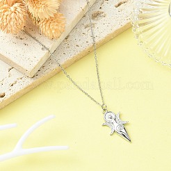 Non-Tarnish 304 Stainless Steel Pendant Necklace for Women&nbsp;NJEW-JN04387