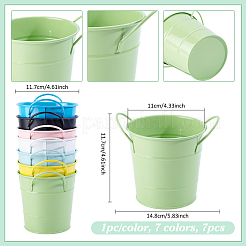 7Pcs 7 Colors Iron Pen Holder&nbsp;OFST-PH0001-08