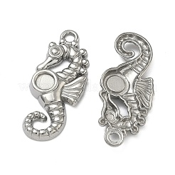 304 Stainless Steel Pendant Cabochon Settings&nbsp;STAS-P446-02P