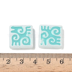 Dyed & Heated Baking Paint Glass Beads&nbsp;LAMP-D004-03D
