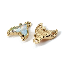 UV Plating Alloy Glass Pendants&nbsp;FIND-K032-17G