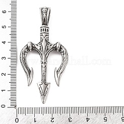 316 Surgical Stainless Steel Big Pendants&nbsp;STAS-Z073-40AS