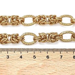9.5MM 304 Stainless Steel Byzantine Chain Necklaces for Women Men&nbsp;NJEW-Z115-04G