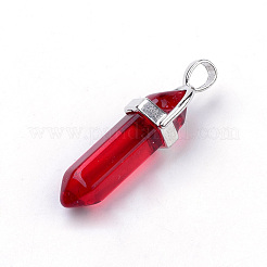 Glass Pointed Pendants&nbsp;GLAA-S167-06