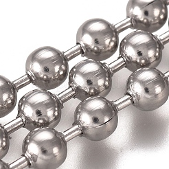Tarnish Resistant 304 Stainless Steel Ball Chains&nbsp;CHS-E021-13G-P