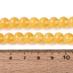 Transparent Glass Imitation Cat Eye Beads Strands&nbsp;GLAA-Q110-01B-16