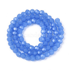 Faceted(32 Facets) Glass Beads Strands&nbsp;EGLA-J042-36A-02
