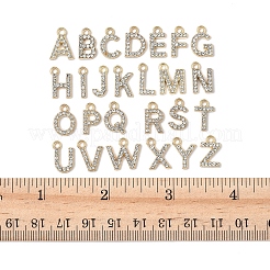 26Pcs 26 Styles Golden Tone Alloy Rhinestone Pendants&nbsp;FIND-FS0003-26