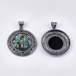Abalone Shell/Paua Shell Pendants&nbsp;RESI-S376-06