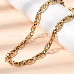 304 Stainless Steel Mariner Link Chains Bracelet & Necklace Jewelry Sets&nbsp;LS-SJEW-L199-16G