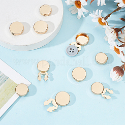 12Pcs 2 Styles Brass Cufflinks&nbsp;KK-ME0003-91KCG