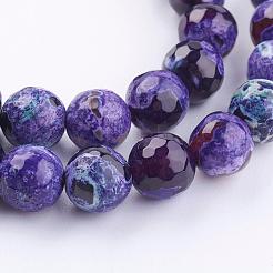 Natural Fire Crackle Agate Beads Strands&nbsp;G-E399-01A