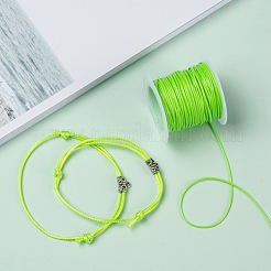 韓国産ワックスポリエステルコード  ミックスカラー  1mm  約10.93ヤード（10m）/ロール  25のロール/袋&nbsp;YC-R004-1.0mm-M