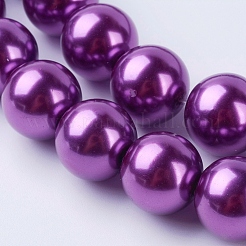 ガラスパールビーズ連売り  ラウンド  ミックスカラー  6mm  穴：0.5mm  約140個/連  32インチ/連&nbsp;HYC002