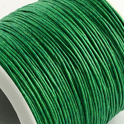 木綿糸ワックスコード  グリーン  1mm  約10.93ヤード（10m）/ロール&nbsp;YC-R003-1.0mm-10m-239