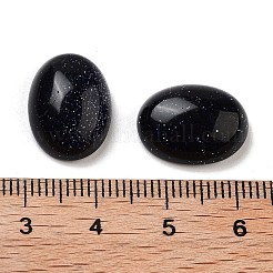 合成ブルーゴールドストーン青金砂石カボション  オーバル  16x12x5mm&nbsp;G-G145-01B-46