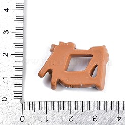 公園テーマの漫画樹脂カボション  スイング  21x30x8mm&nbsp;CRES-S368-01F