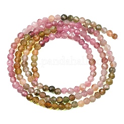Gradient Color Natural Multicolor Tourmaline Beads Strands&nbsp;G-D110-A02-06