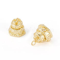 2 Pcs Brass Pendants&nbsp;KK-TA0003-11G