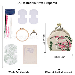 DIY Kiss Clasp Purse Making Kit&nbsp;DIY-WH0292-67A