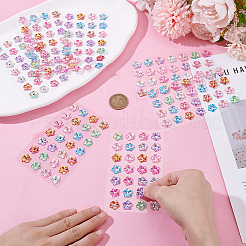 アクリル3Dステッカー  花  ミックスカラー  121x73x2mm&nbsp;DIY-WH0750-076