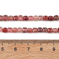 天然アンデシン長石ビーズの連  多面カット  キューブ  3.5~4.5x4~4.5x4~4.5mm  穴：0.6~0.8mm  約99~104個/連  15.43''（39.2cm）〜15.55''（39.5cm）&nbsp;G-D103-C03
