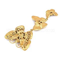 Alloy Rhinestone Lapel Pin Brooches&nbsp;JEWB-B042-03B