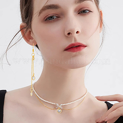 24Pcs 4 Colors Brass Cubic Zirconia Pendants&nbsp;KK-BC0013-59