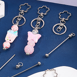 10Pcs Alloy Keychain Clasps&nbsp;KEYC-SC0001-79C