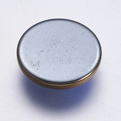 Electroplate Non-magnetic Synthetic Hematite Cabochons&nbsp;G-K237-18B-01B