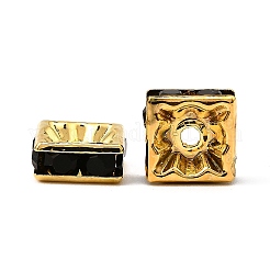 Brass Rhinestone Spacer Beads&nbsp;RSB074NF-04G