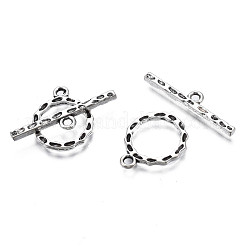 Tibetan Style Alloy Toggle Clasps&nbsp;TIBE-N011-055