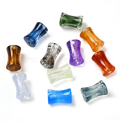 透明アクリルビーズインク風グラデーション効果300個  竹の共同  ミックスカラー  12.5x7.5mm  穴：1.8mm&nbsp;OACR-SP0001-64