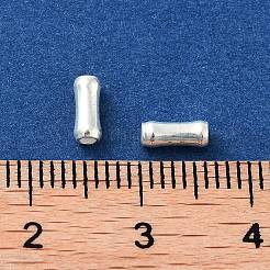 925スターリングシルバービーズ  竹の棒  銀  6x2.5mm  穴：1.4mm  100個/ 10g&nbsp;STER-H112-03A