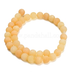 Natural Yellow Calcite Beads Strands&nbsp;GG-CBAA3AB-01-10mm