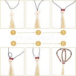 DIY Beaded Necklace Making Kits&nbsp;DIY-FH0004-49