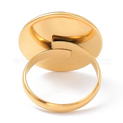 Ion Plating(IP) 304 Stainless Steel Finger Rings Components&nbsp;STAS-P291-02F-G