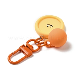 Cartoon Smiling Face Acrylic Pendant Keychain&nbsp;KEYC-D017-01B