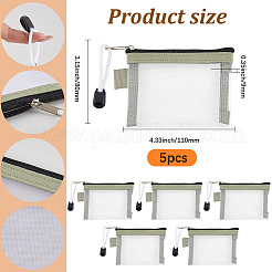 5Pcs Nylon Mesh Pen Bag&nbsp;AJEW-SP0001-89K