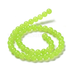 Natural & Dyed Malaysia Jade Bead Strands&nbsp;G-A146-8mm-A09-01