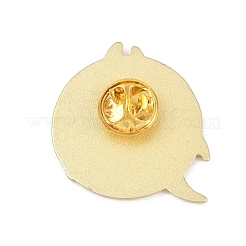 ゴシックエナメルピン  バックパック用合金ラペルピンバック  ゴールドカラー  カラフル  バット  31x31mm&nbsp;JEWB-L027-09G-01