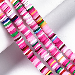 Handmade Polymer Clay Beads Strands&nbsp;CLAY-R089-6mm-096