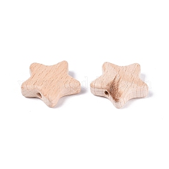 Natural Beech Wood Beads&nbsp;WOOD-Q001-05