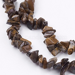 Natural Tiger Eye Stone Bead Strands&nbsp;G-R192-19