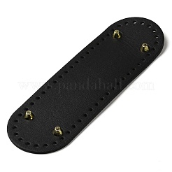 PU Leather Oval Long Bottom for Knitting Bag&nbsp;DIY-K079-01C