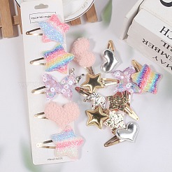 Imitation Leather Snap Hair Clips&nbsp;PW-WG4DE66-01