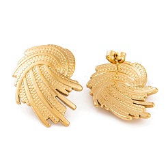Ion Plating(IP) Wing 304 Stainless Steel Stud Earrings for Women&nbsp;EJEW-L272-002G